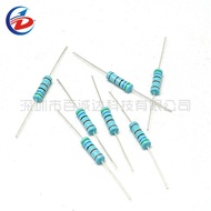 200PCS 2W 1% metal film resistor 1K 10K 100 ohm 2.2K 22 220 4.7K 47 470 ohms