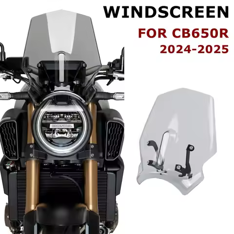 Motorcycle Windshield Windscreen For Honda CB650R CB 650R CB 650 R 2024 2025 Fairing Shield Visor Wi