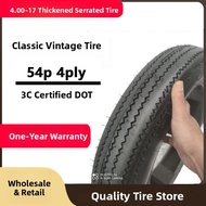 Retro Sawtooth Tire Motorcycle Tyres Modification 150/170/80/400/450/500-16-17-18-19 Inch Bicycle Ti