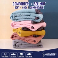 COTTON COMFORTER BLANKET QUILT SELIMUT TILAM BEDSHEET CADAR PREMIUM COMFORTERS QUILTS BLANKETS SINGL