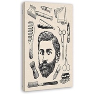 Hair Salon Hairdressing Posters Have A Haircut Men's Hair Vintage Poster Canvas Poster Wall Art Deco