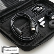 YOLANDAGOODSEV Keyboard Mouse Converter, Converter Cable Plug-and-Play DIN 5 Pin Male to Mini DIN 6 