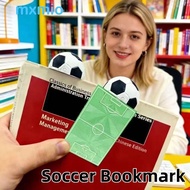 MXMIO 3D Printed Soccer Field Bookmark, Unique Decorative High-Value 3D Football Bookmarks, Stylish 