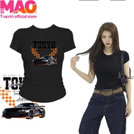 COD (Bangkok Delivery)MAO Shop Crop Top Short Sleeve babytee Korean Style y2k T-shirt Plus Size Wome