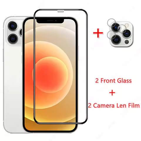 2PCS For iPhone 13 Pro Max Glass For iPhone 13 12 11 Pro Max Mini SE 2022 8 Plus XS Max XR Tempered