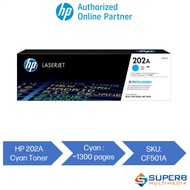 HP 202A Cyan Original LaserJet Toner Cartridge [CF501A]