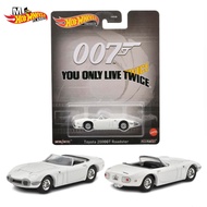 โมเดลรถเหล็ก Hot wheels TOYOTA 2000GT ROADSTER ลิขสิทธิ์แท้ จากหนัง 007 YOU ONLY LIVE TWICE HOTWHEEL