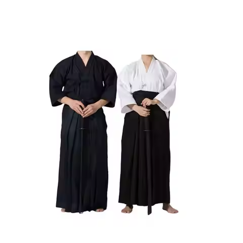 Kendo Kimono Hakama Swordsmanip Skirt Pants Kendo Traditional Japanese Martial Arts Sportswear Kungf