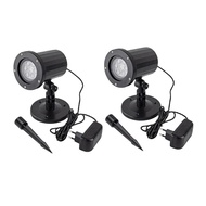 [lzdjlmy2ua] Snowflake Projector Light Landscape Light IP65 Waterproof Outdoor Stage Light for Outsi