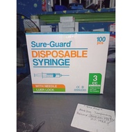 ❐♂disposable syringe 3 cc 23g x 1 (0.6 x 25mm) good quality