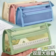 pencil box aesthetic korean style kotak pensil pencil cas pensel box pencil case pink korean style D