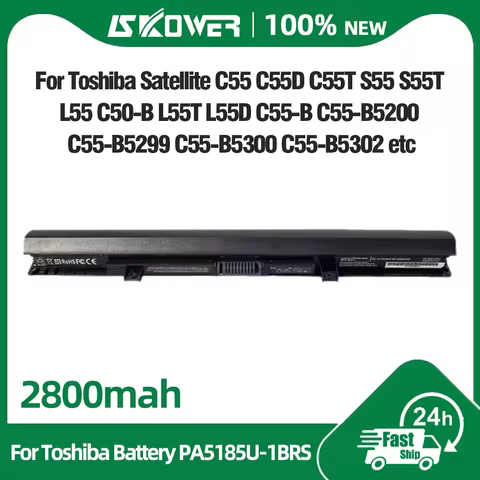 SKOWER PA5185U-1BRS Battery for Toshiba Satellite C50-B C55-C C55D-B C55D-C C55T-B L50-B L55-B E45-B
