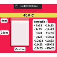 40Mic (Thick) Opp Plastic Bread Plastic Food Packaging/ Plastic Accessories/ 6X23/ 7X23/ 8X23/ 9X23 
