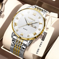 New Swiss famous brand automatic mechanical watch men s waterproof luminous double calendar ultra-thin large dial men s