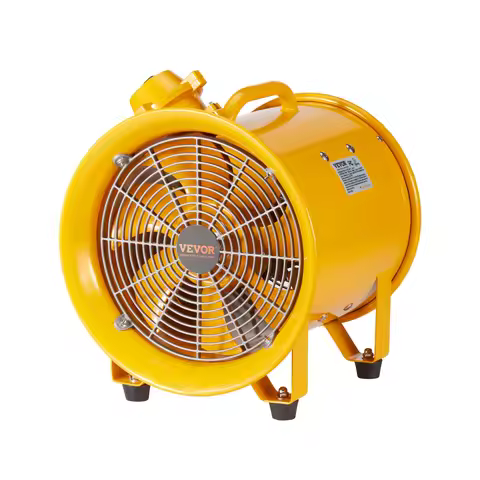 SucceBuy Portable Ventilation Fan 350W/550W/1100W Industrial Exhaust Fan Air Clean Extractor Blower 