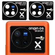 โปร่งแสง ฟิล์มด้านหลังด้านเข้ากันได้กับ Vivo X80 X80 Pro เลนส์กล้องคลุมทั้งหมดกรอบฟิล์มป้องกันลายนิ้