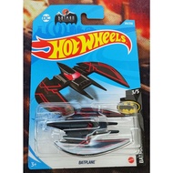 HOTWHEELS DC HERO BATMAN THE BATMAN ANIMATED SERIES BAT PLANE (4.2) DIE CAST MODEL