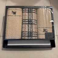 {BRAND NEW 全新未開封｝BURBERRY towel set 毛巾禮盒套裝