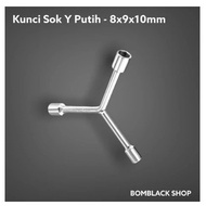 Y Socket Wrench Size 8 9 10 12 14 Socket Socket Shock DN Y Key 8 9 10 12 14 Triangle Y Key Key / Whi