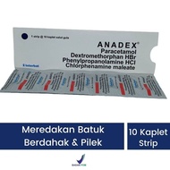Anadex Strip 10 Tablet/Obat Flu, Pilek,Hidung Tersumbat