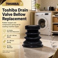 Toshiba Washing Machine Drain Valve Getah Mesin Basuh Bellow Packing Rubber Stopper Spring