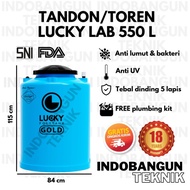 Tandon Toren Tangki Air Lucky Gold 500 Liter 550 Liter Anti Bakteri