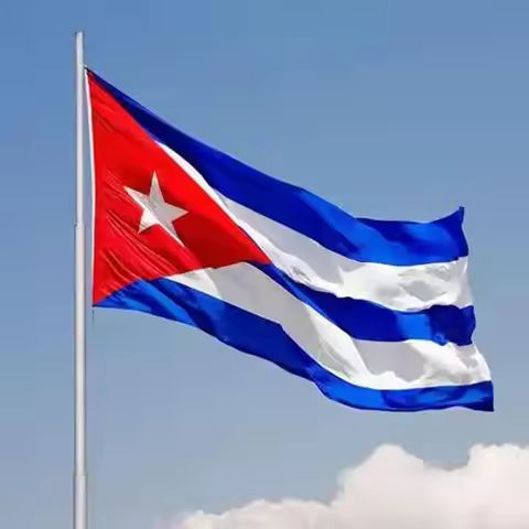 5 Pcs/lot Cuba National Flag 90x150cm Cuba Flag The Republic of Cuba National Flag wholesale