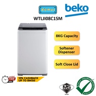 Beko Washing Machine 8KG Top Load Washer Mesin Basuh Auto Murah 洗衣机 洗衣機 WTLJI08C1SM