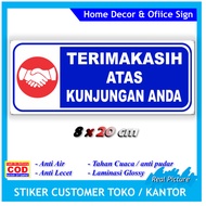 Thank you label stickers on your visitors, customer buyer stickers, office shops, etc.