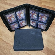 Zip zipper Toploader Binder Photo Card TCG album leather 2x2 4 Pocket