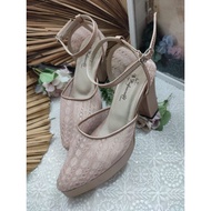 Sierra rosegold shoes 9cm high