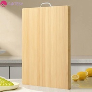 CURTESY Kitchen Cutting Board, Rectangle with Handle Bamboo Chopping Board, Practical Anti-mildew Ha