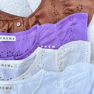 329nita Shirt Cute Lace With Real Buttons 329