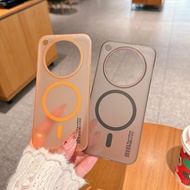 Luxury Slim Matte Transparent Magnetic Wireless Charge Case For OPPO Reno 14 13F 12F Find X8S Plus X