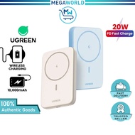 UGREEN 10000mAh Magnetic Wireless MagSafe PowerBank 20W PD Fast Charge 15W Power Bank iPhone 16 Pro 