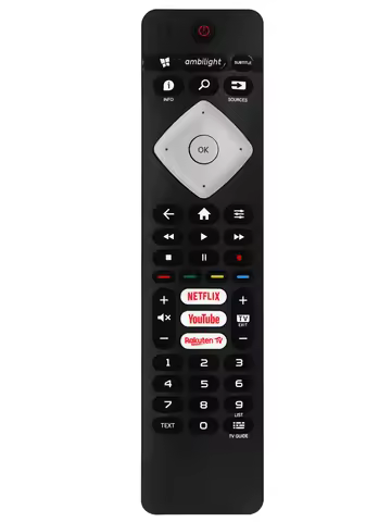 Compatible with Philips Smart Android 4K TVs (YKF230-028) & remotes. Supports Netflix/YouTube/Rakute