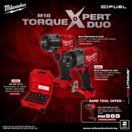 Milwaukee M18 Torque Xpert Duo (M18 FMTIW2F12-0X0 + M18 FHIW2F12-0X0 + FREE 49-66-7014)