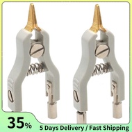 2PCS Copper  Kelvin Test Clip Microresistivity Clip Bridge Test Clip Clamp Testing Instrument Access