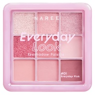 Naree Everyday Look Eyeshadow Palette Eyeshadow Palette Pigmented Glitter Eyeshadow Glitter Eyeshado