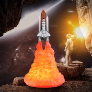 LP-6 Get Coupons🍅Rocket lamp3DPrint Moon Rocket Spotlight Creative3DPrint Spaceship LightledSmall night-light table lamp