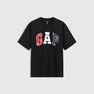 GAP High Quality Trendy American Casual T-shirt Logo Printed Logo Short Sleeved Loose and Versatile 