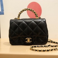 Chanel 24B 經典口蓋包 Mini Flap Bag✨芯片款