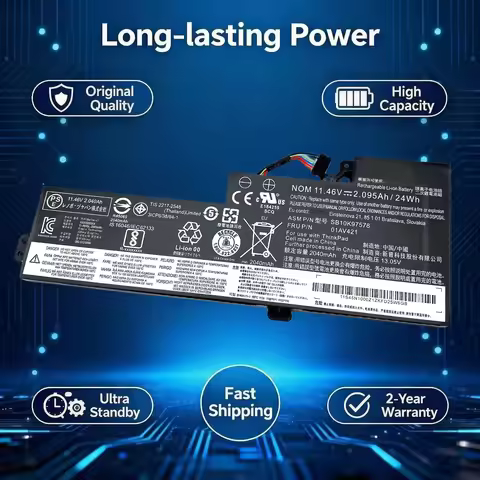 New Original 01AV421 01AV489 Laptop Battery For Lenovo ThinkPad T470 T480 A475 A285 Series 01AV419 0