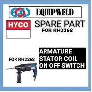 SPARE PART - HYCO ARMATURE /STATOR COIL /ON OFF SWITCH FOR RH2268 ROTARY HAMMER  (ORIGINAL) HY2268 2