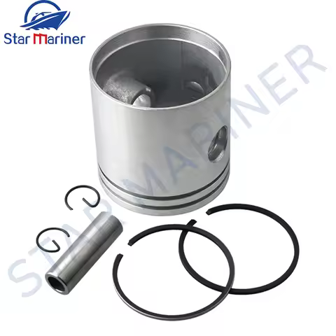 6L5-11610-00 Piston Set (STD) 46MM For Yamaha Outboard Motor 2T 3HP 6L5-11631-00 6L5-11631 6L5-11610