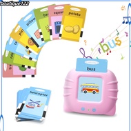 BOU Portable Children  Card  Learning  Machine 5 Volume Settings Electronic Educational Toy Christmas Gift For Identify