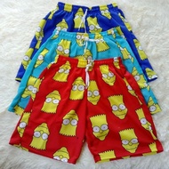 6PCS TASLAN PRINTED SHORT KIDS TEENS 13-18 YRS OLD