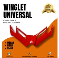 Winglet Vario 150 / 125 New 2018 2019 2020 2021 Variasi Motor Vario - hitam glossy