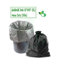 Heavy Duty GARBAGE BAG 32"X40" (XL) 1KG±/ Disposable Garbage Plastic / Sampah Bag 32"x40" (XL)