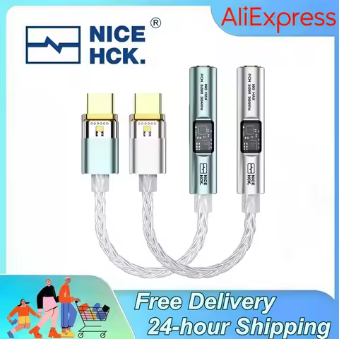 NICEHCK NK1 MAX Type-C To 3.5mm HIFI Portable Adapter Cable CX31993 Decoding Chip MAX97220 OP-AMP DA
